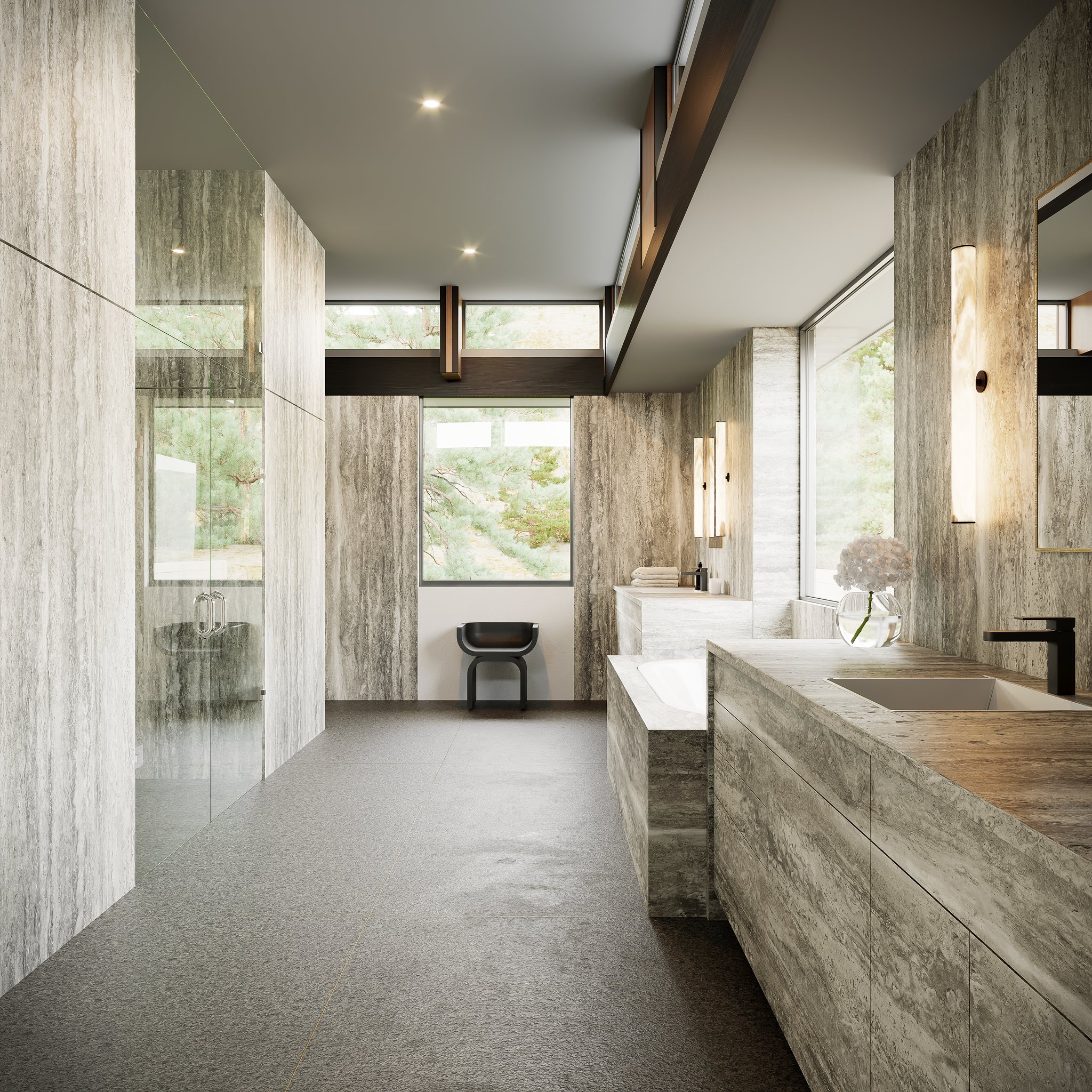 1061 Loma Vista Drive, Beverly Hills, Los Angeles — render 2