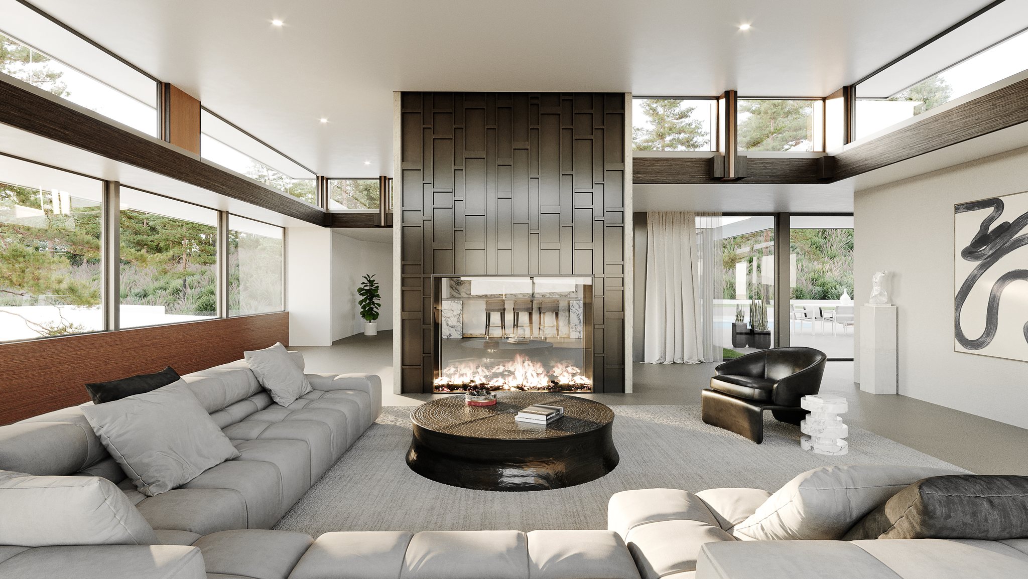 1061 Loma Vista Drive, Beverly Hills, Los Angeles — render 3