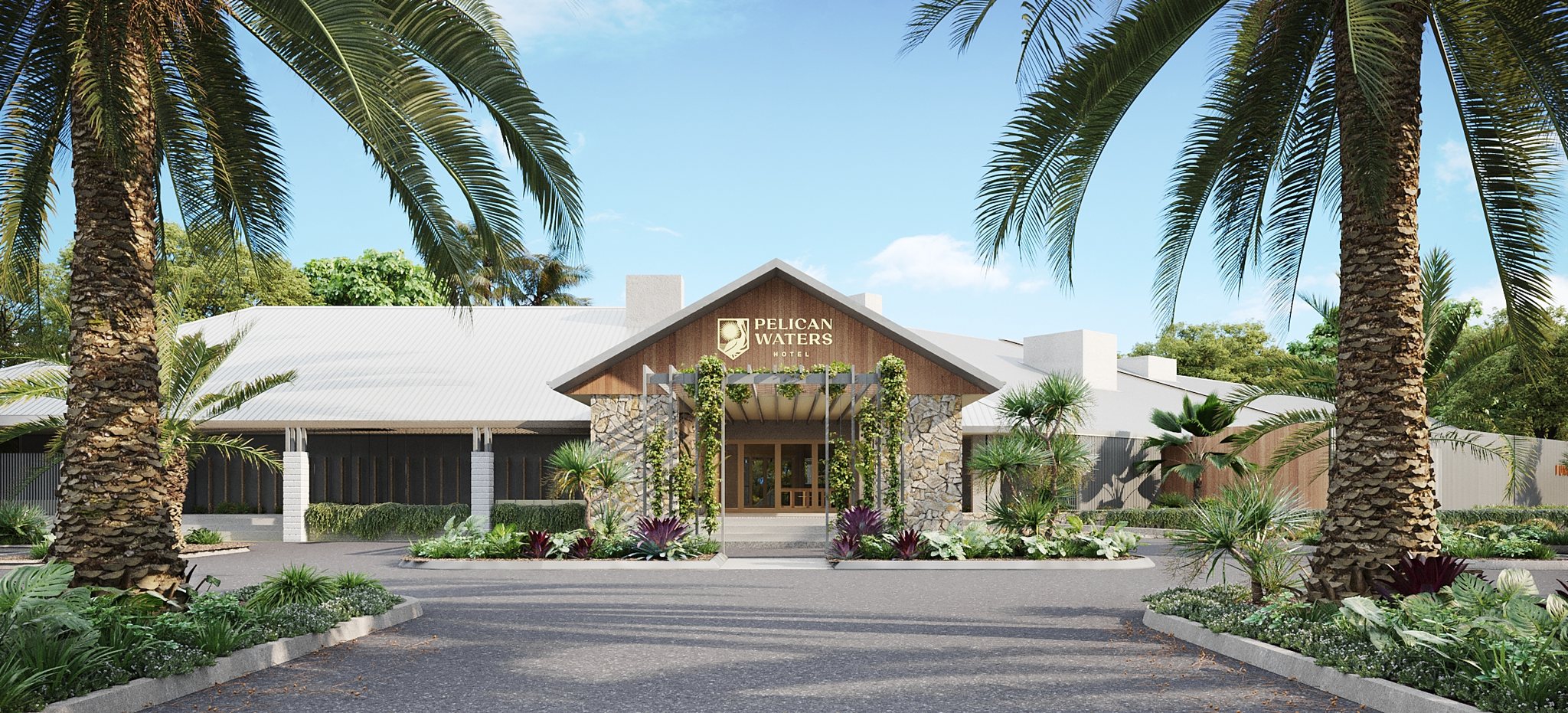 Pelican Waters Hotel, Pelican Waters, Sunshine Coast — render 2