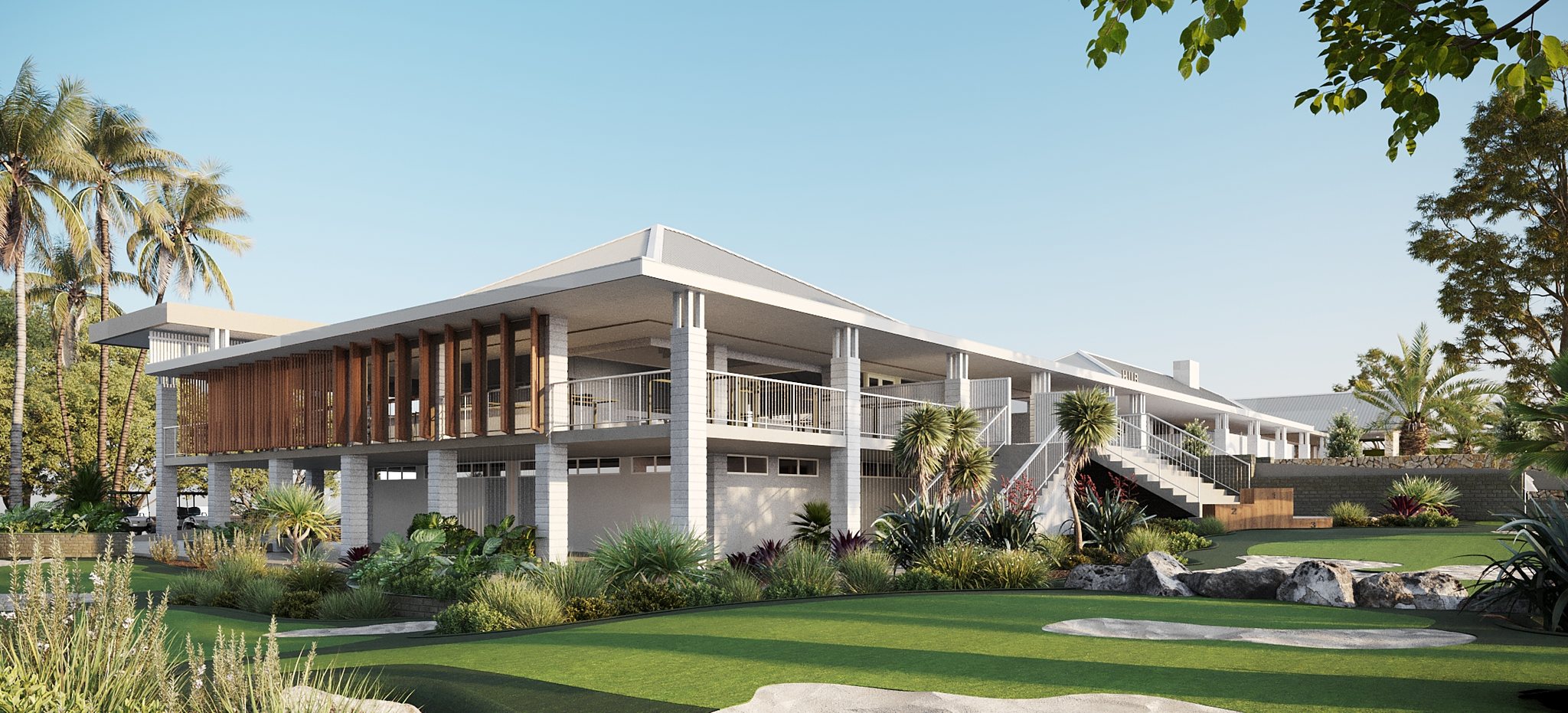 Pelican Waters Hotel, Pelican Waters, Sunshine Coast — render 3