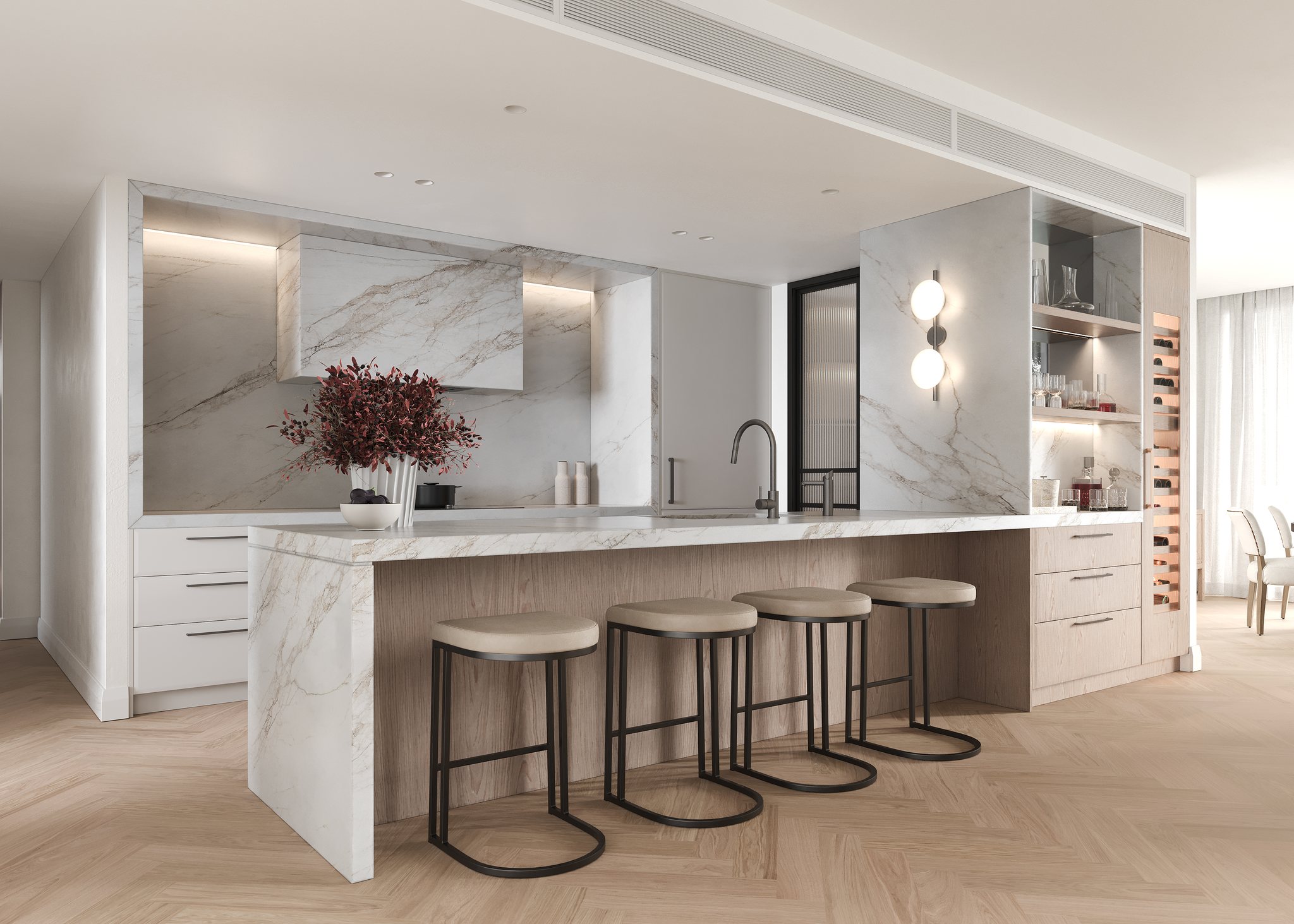 1a Chilton Parade, Warrawee, Sydney — render 2