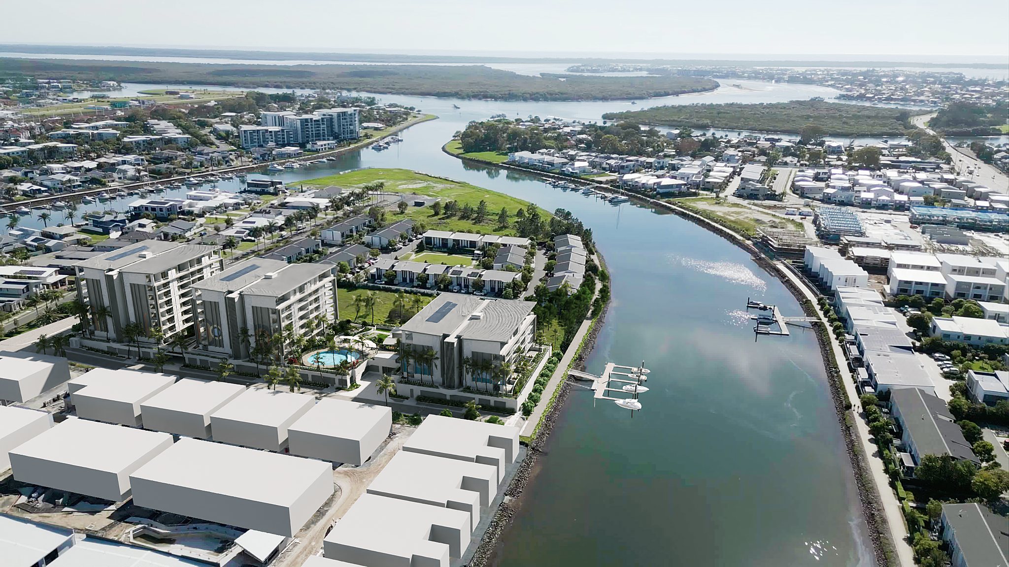 Tarcoola Shores, Hope Island, Gold Coast — render 1