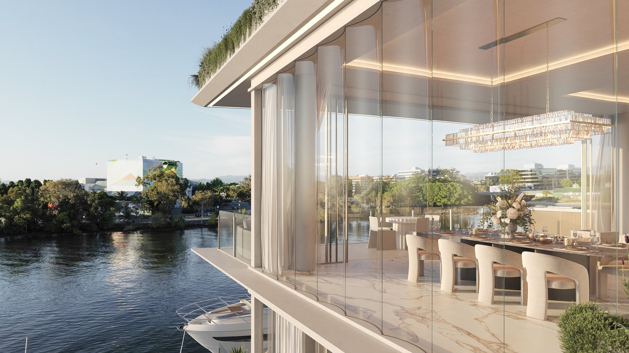 LUXO, Chevron Island, Gold Coast — render 2