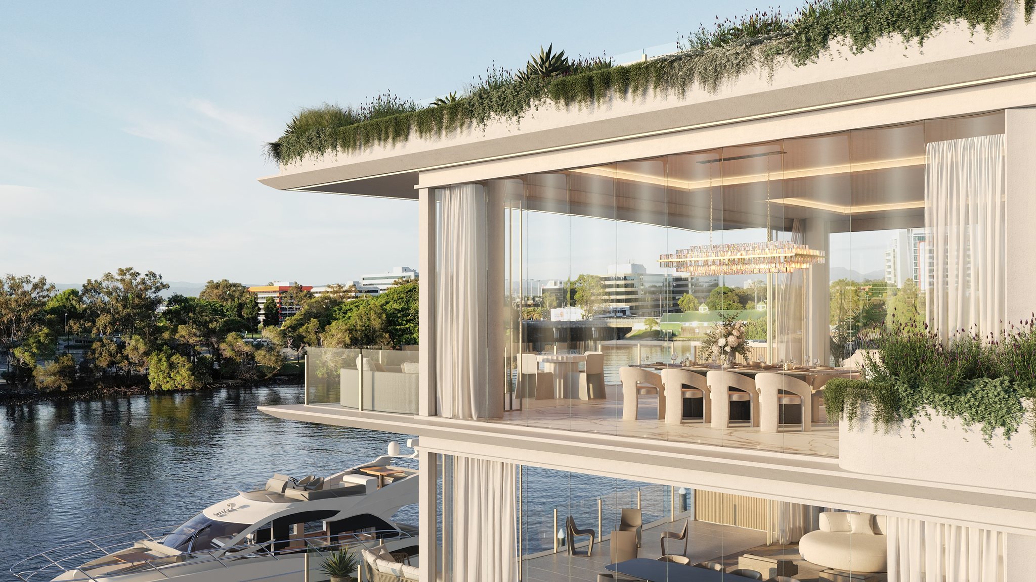 LUXO, Chevron Island, Gold Coast — render 3