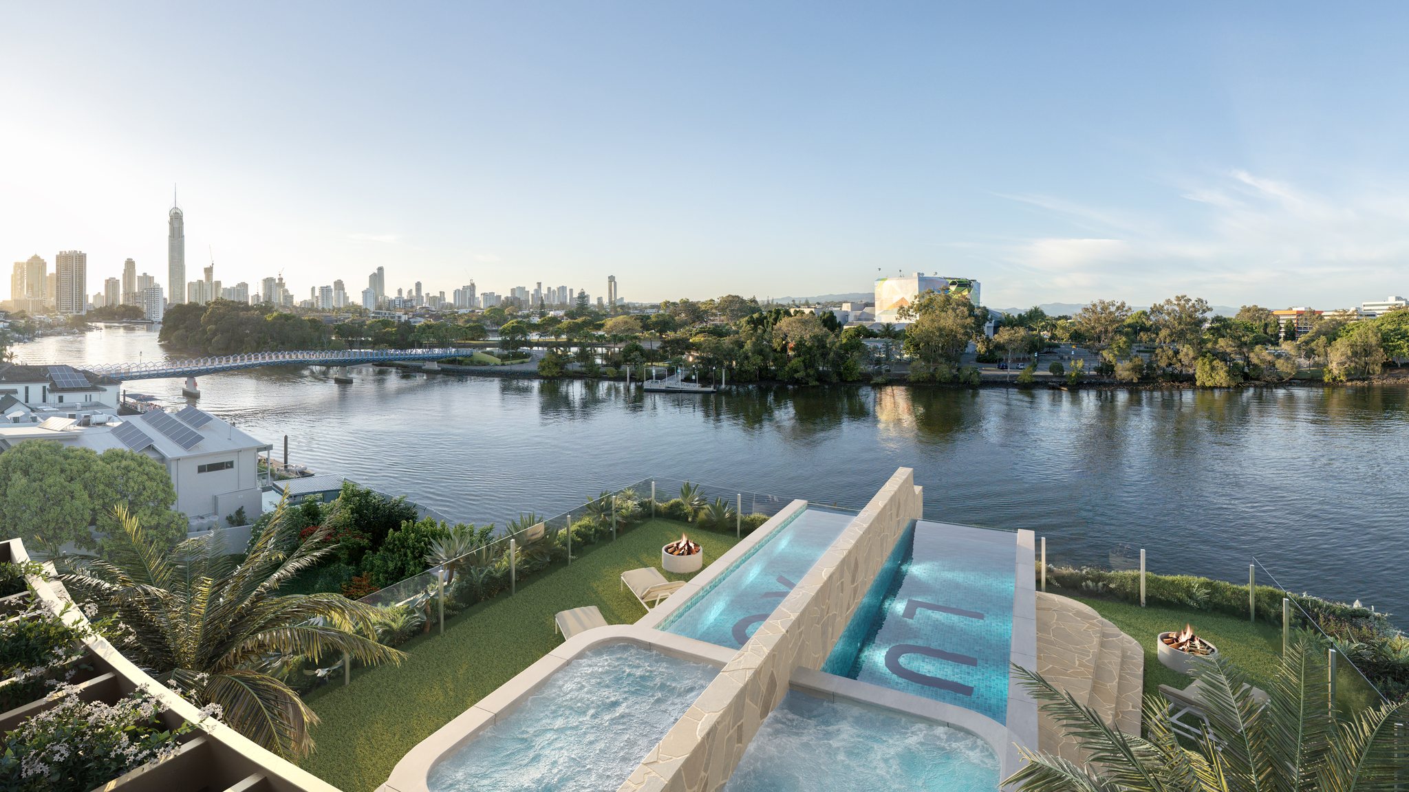 LUXO, Chevron Island, Gold Coast — render 4