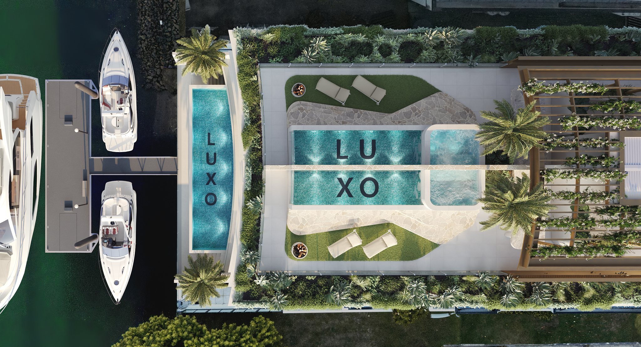LUXO, Chevron Island, Gold Coast — render 5
