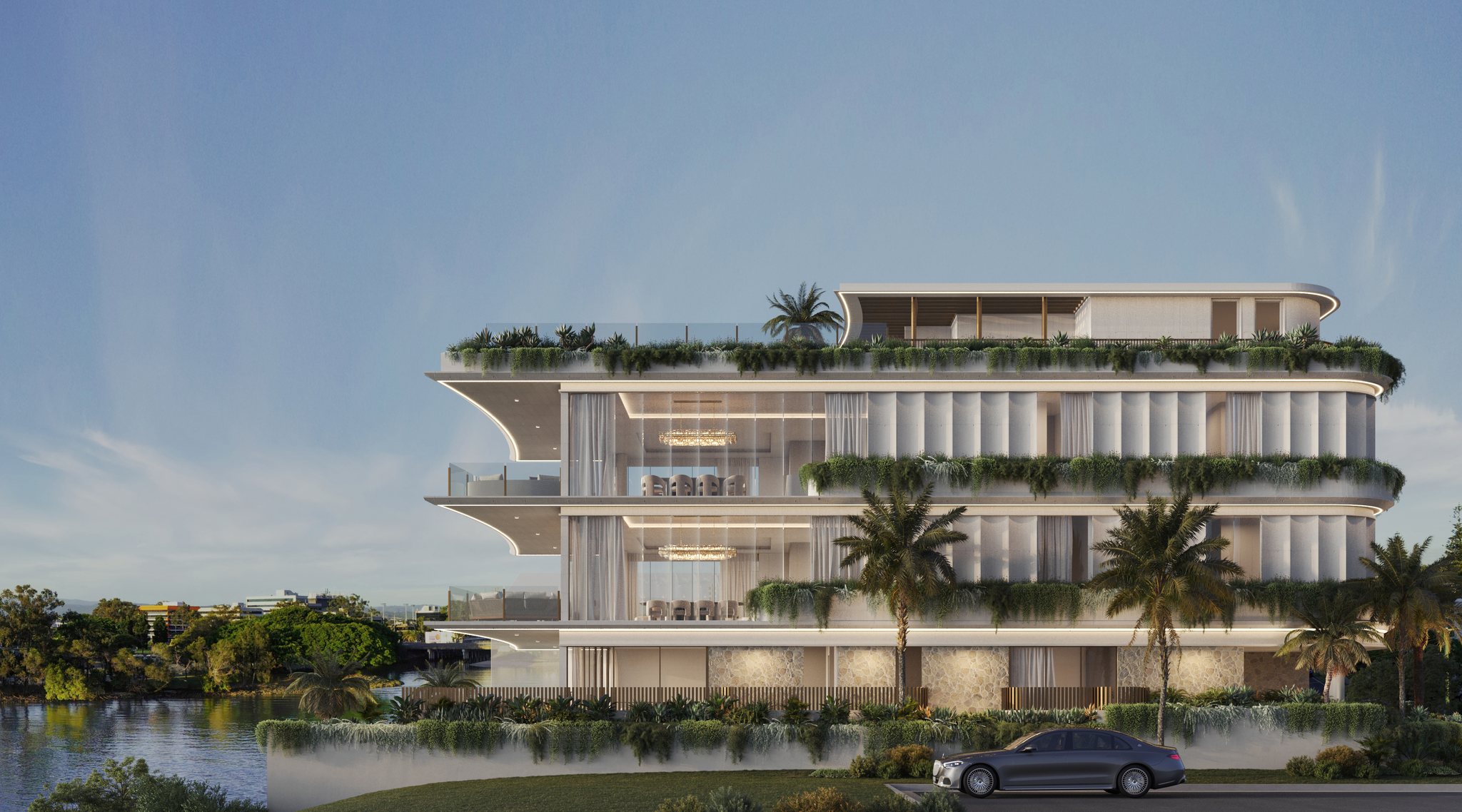 LUXO, Chevron Island, Gold Coast — render 8
