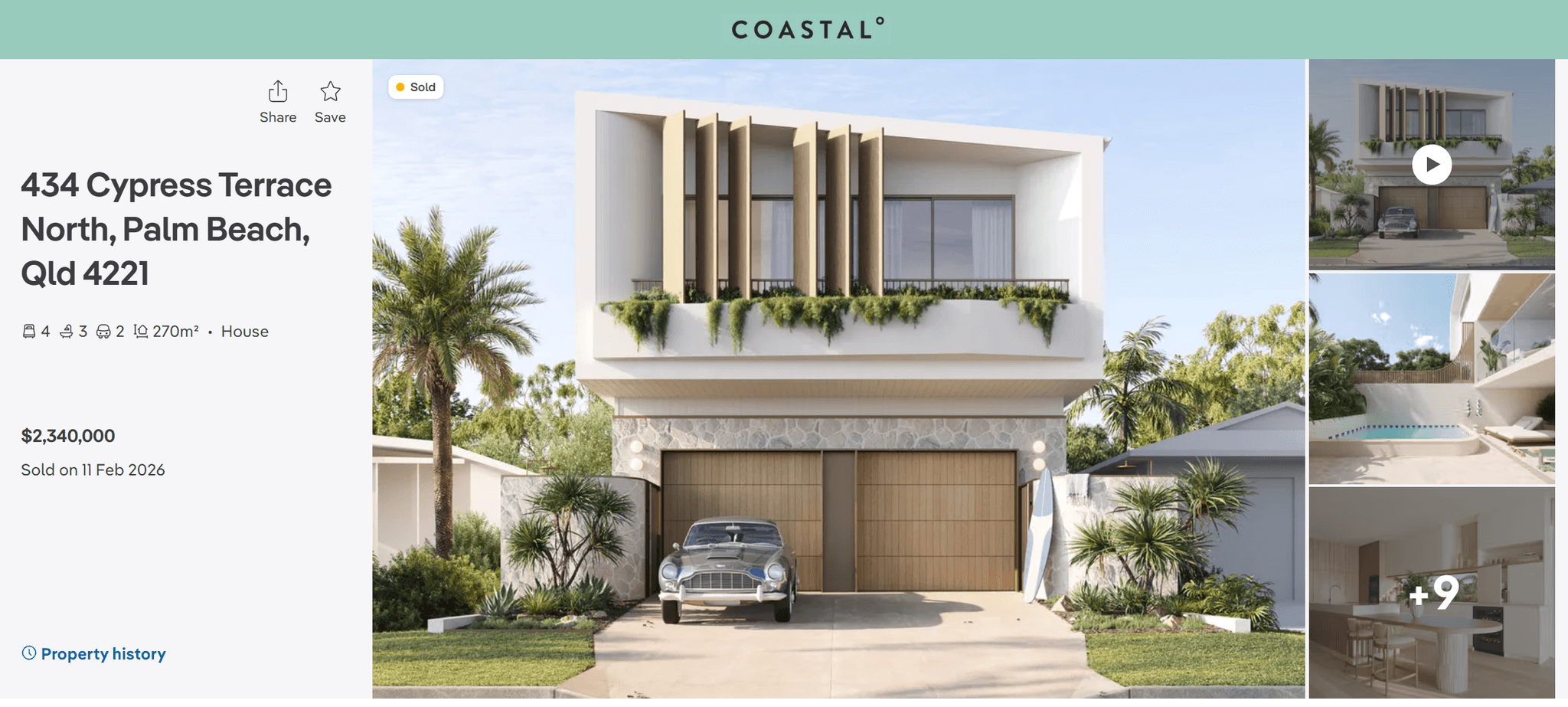 434 Cypress Terrace, Palm Beach, Gold Coast — render 1