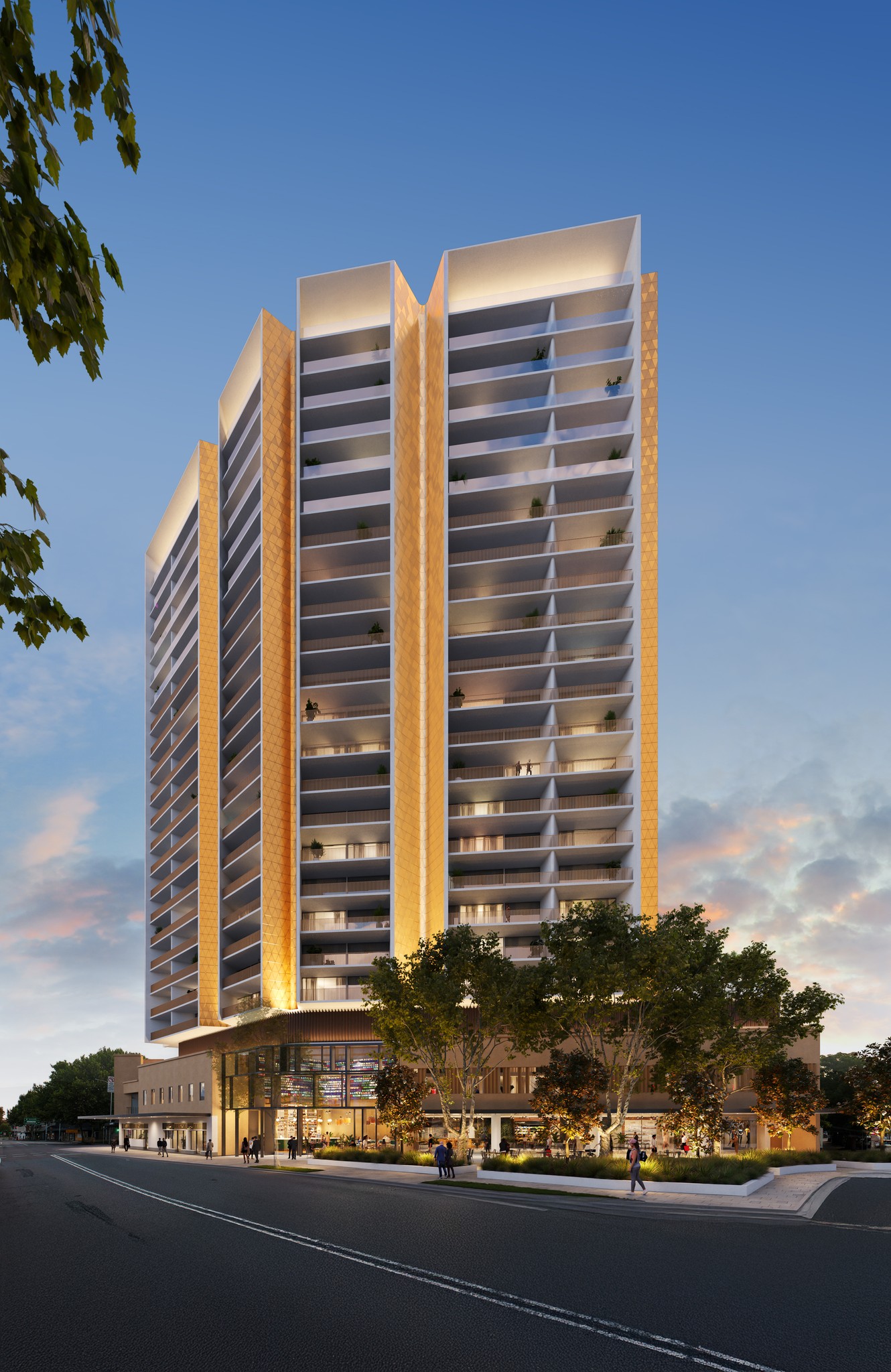 Cambridge Tower, Newcastle — render 1