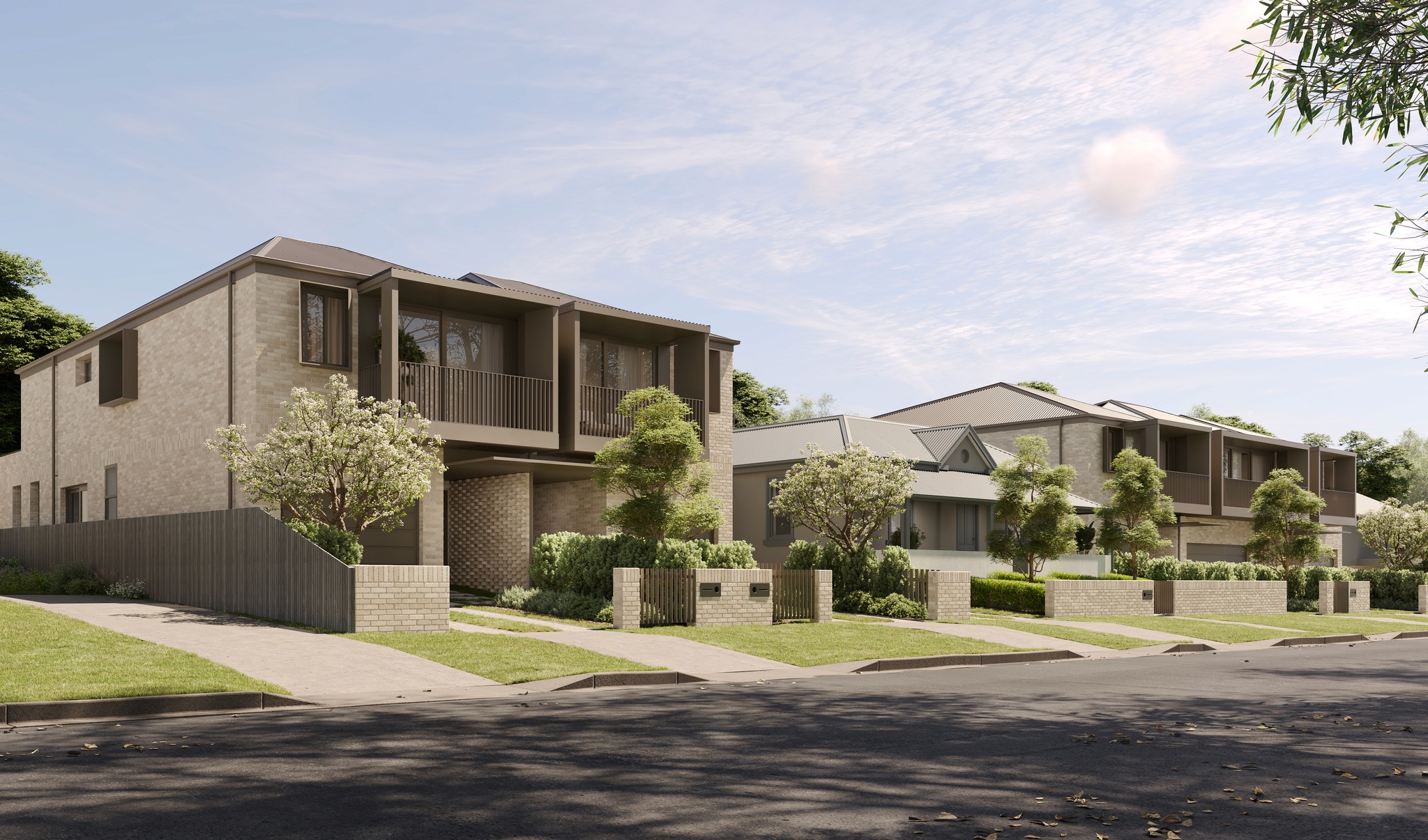 Salter Terraces, Lambton, Newcastle — render 4